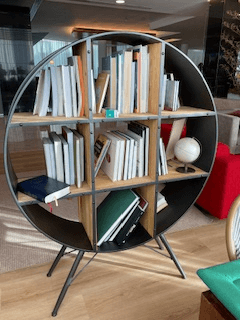 A unique bookshelf
